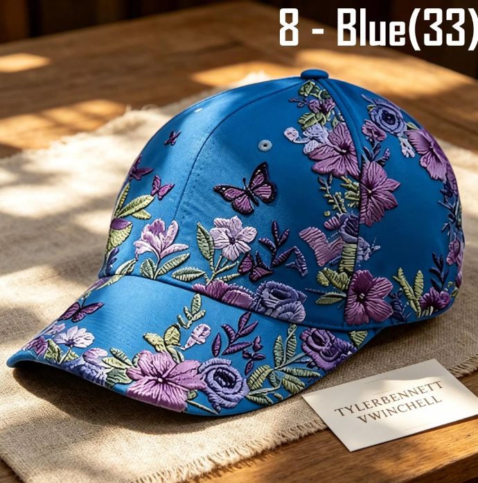 3D Print Breast Cancer Awareness Hat, Pink Ribbon Angel Wings Cap, Faith Cross Floral Hat - Image 9