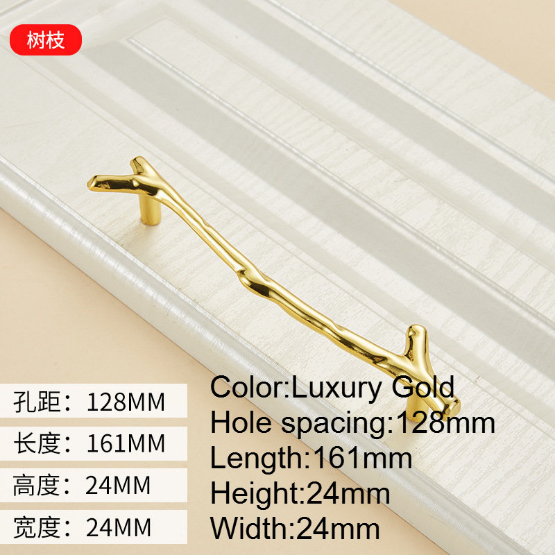 Modern Nature-Inspired Twig Cabinet Handles, Rustic Tree Branch Drawer Pulls, Premium Zinc Alloy Furniture Hardware for Wardrobes, Wine Cabinets and Dressers - Image 7