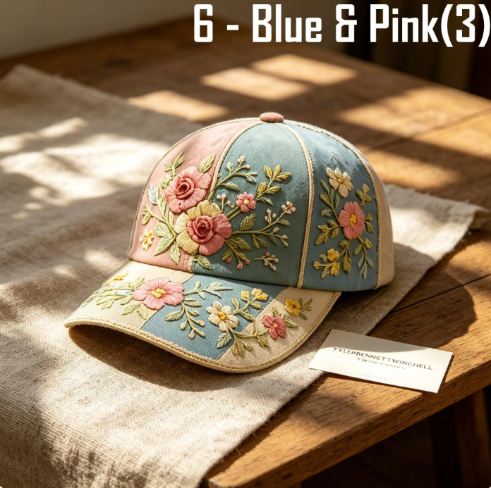 3D Print Breast Cancer Awareness Hat, Pink Ribbon Angel Wings Cap, Faith Cross Floral Hat - Image 7